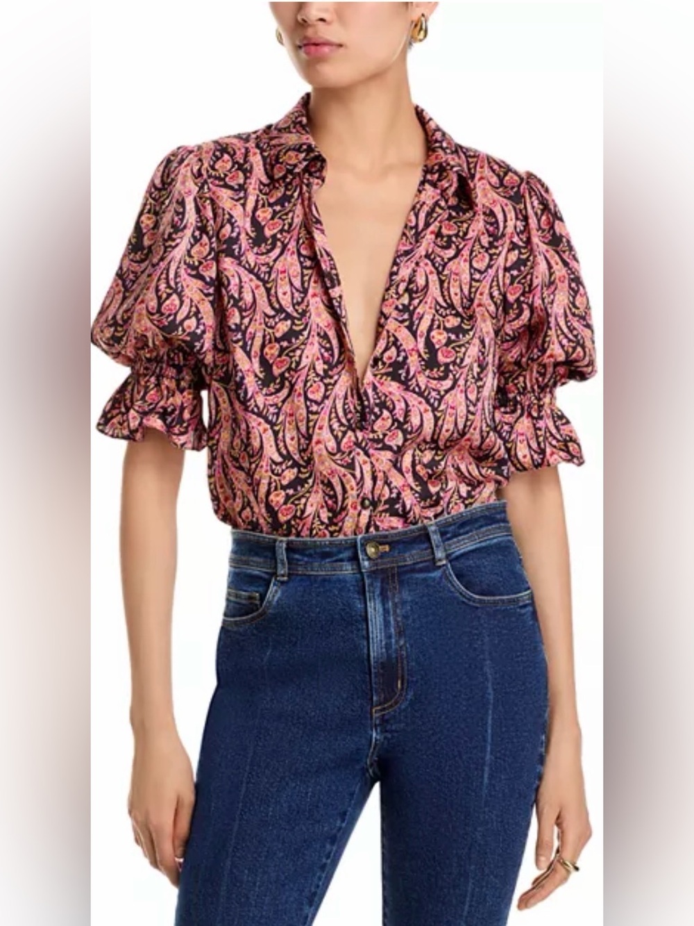 Cinq à Sept Charming Paisley Fiona Top
